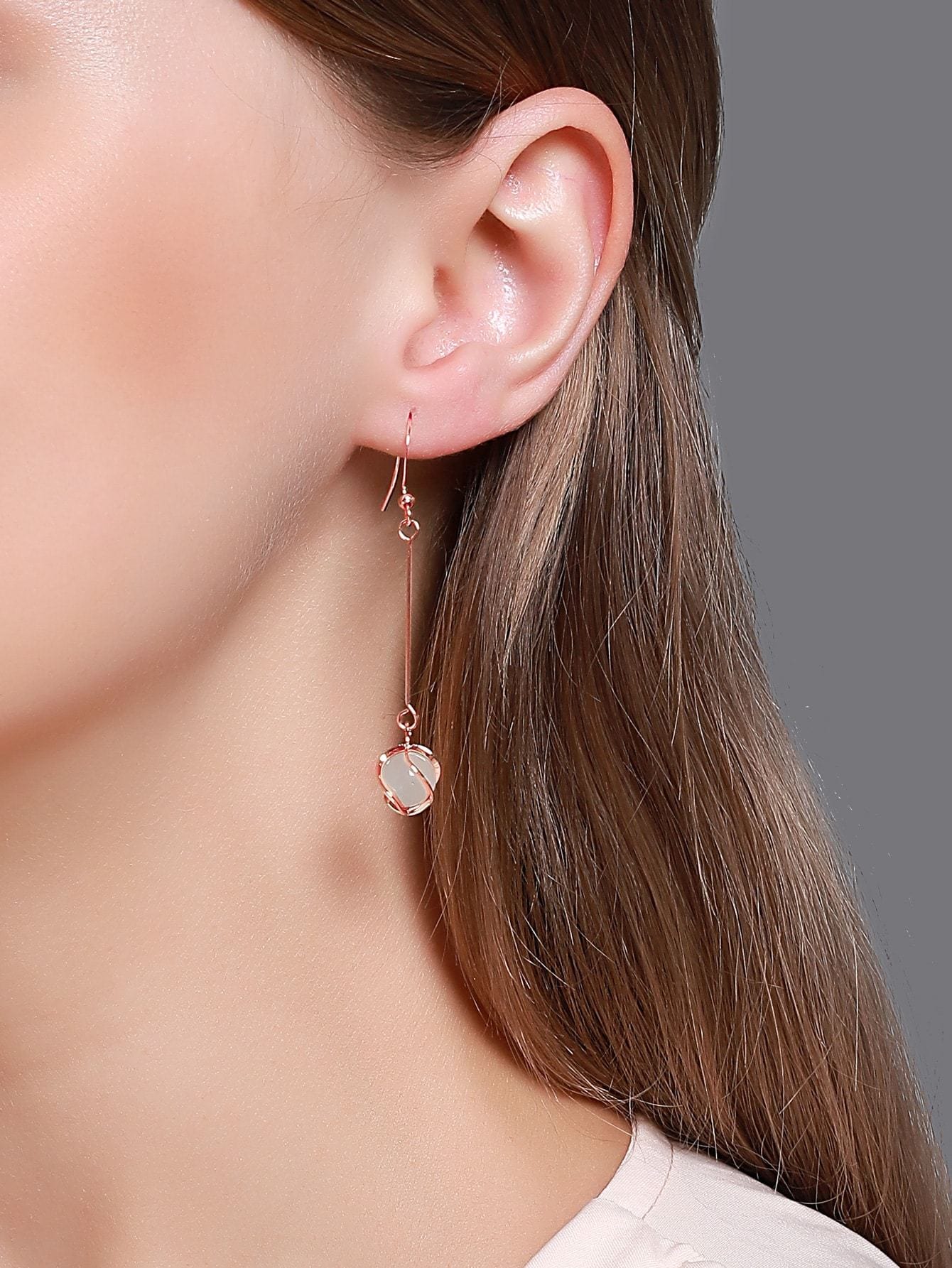 Elegant Cat Eye Stone Earrings for Stylish Women