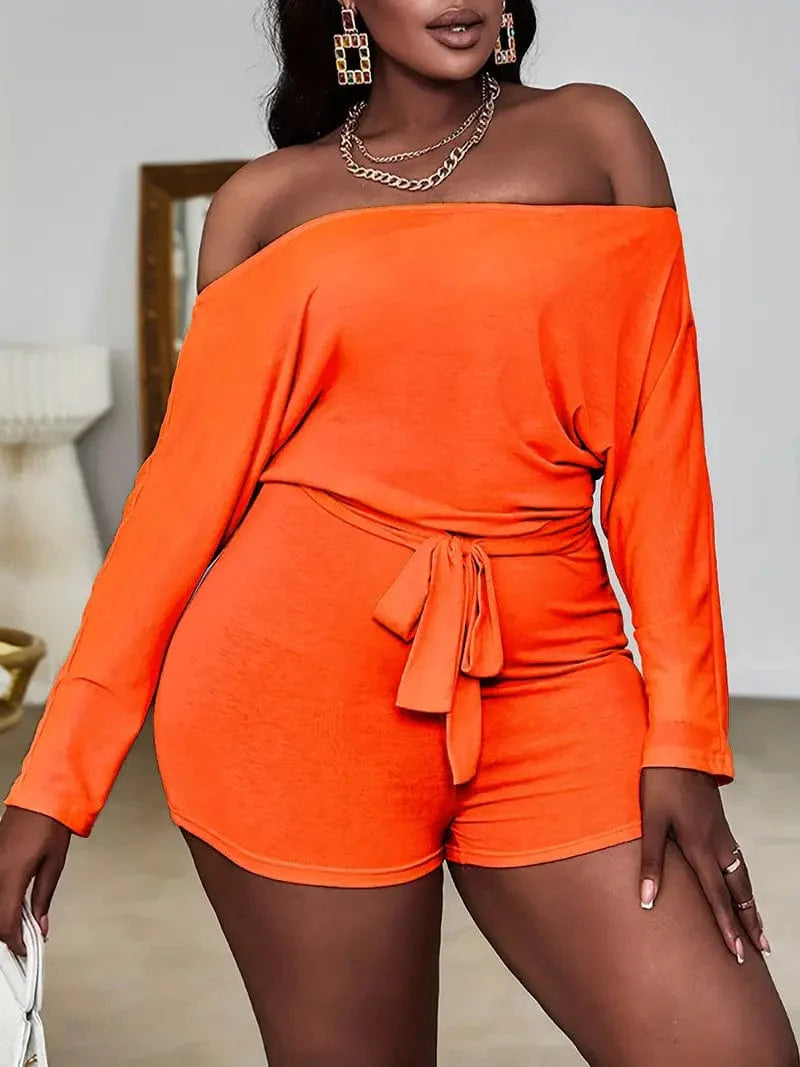 Stylish Off Shoulder Summer Jumpsuit for Women
