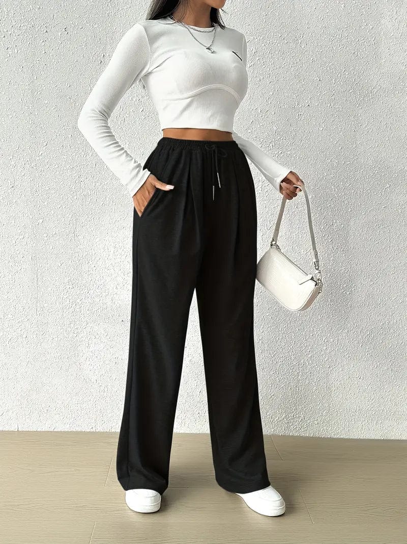 Comfortable Slouchy Drawstring Sweatpants for Women