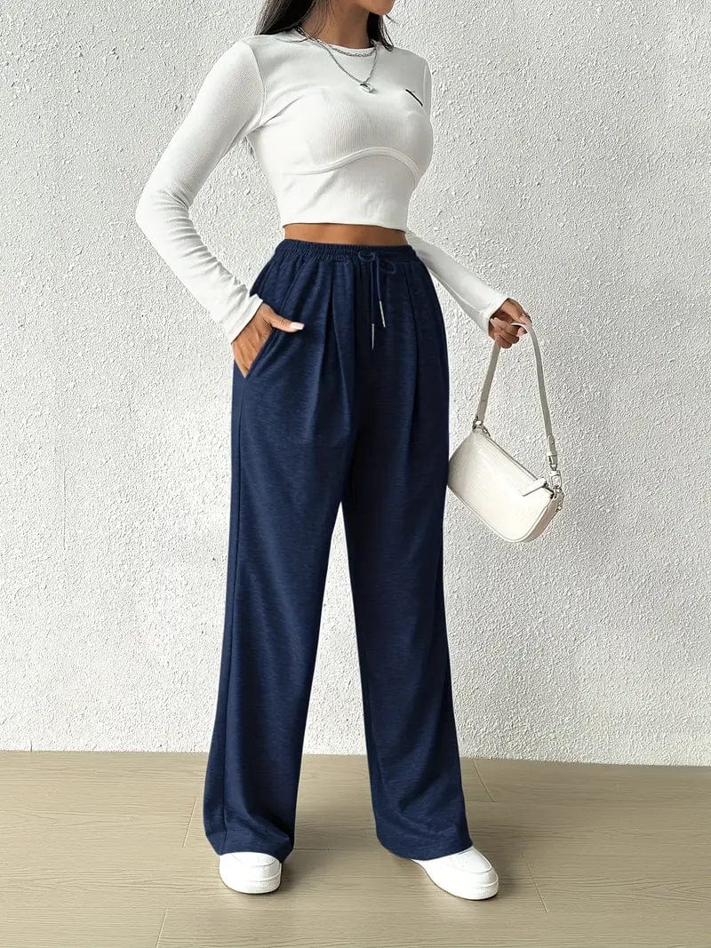 Comfortable Slouchy Drawstring Sweatpants for Women