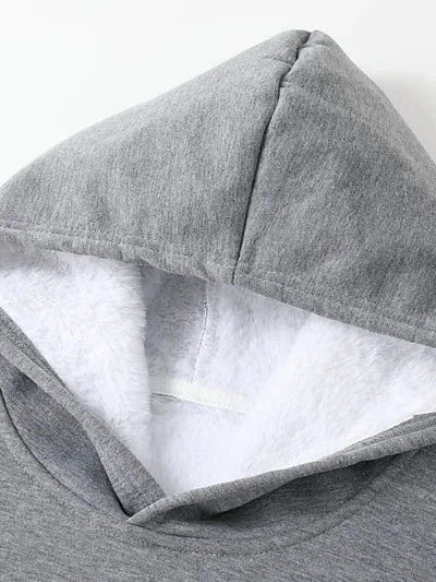 Cozy Sherpa-Lined Women's Hoodie Sweatshirt