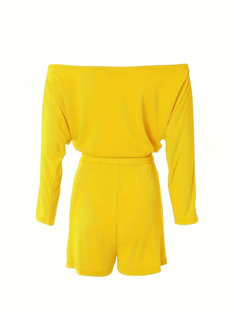 Stylish Off Shoulder Summer Jumpsuit for Women