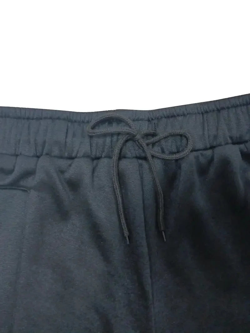 Cozy Solid Extra-Long Drawstring Dual Pockets Pants