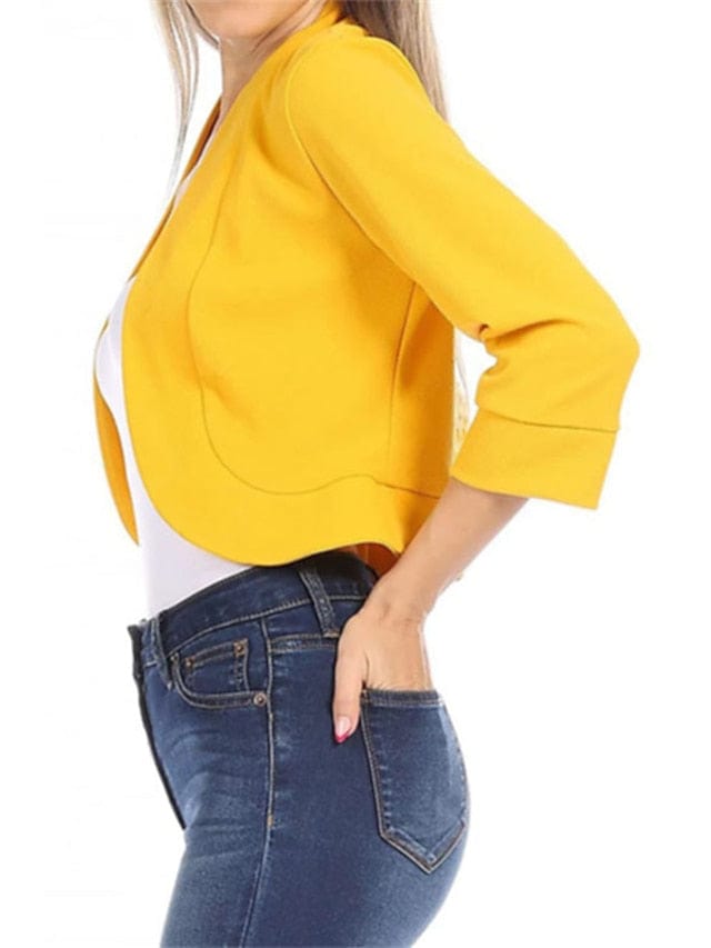 Women's Stylish Warm Winter Blazer - Streetwear Office Jacket