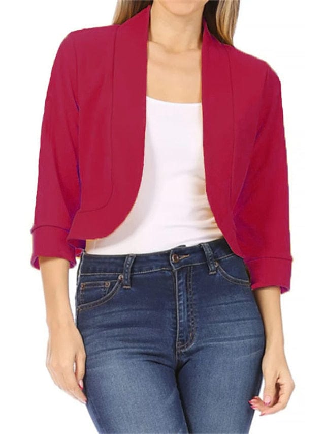 Women's Stylish Warm Winter Blazer - Streetwear Office Jacket