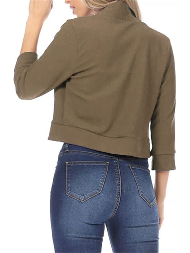 Women's Stylish Warm Winter Blazer - Streetwear Office Jacket