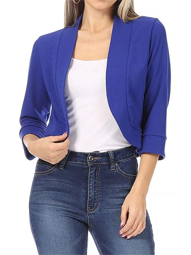 Women's Stylish Warm Winter Blazer - Streetwear Office Jacket