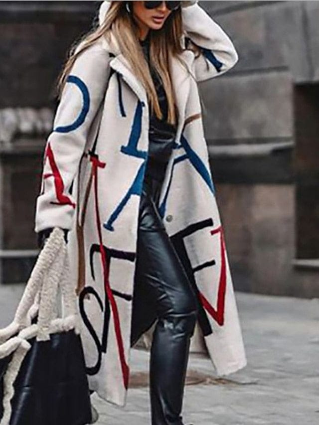 Stylish and Warm Women's Long Coat for Fall and Winter