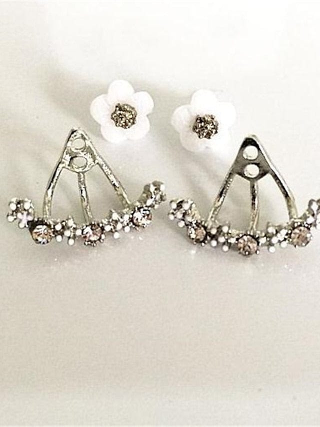 Chic Street Flower Earrings for Women - Versatile Modern Style