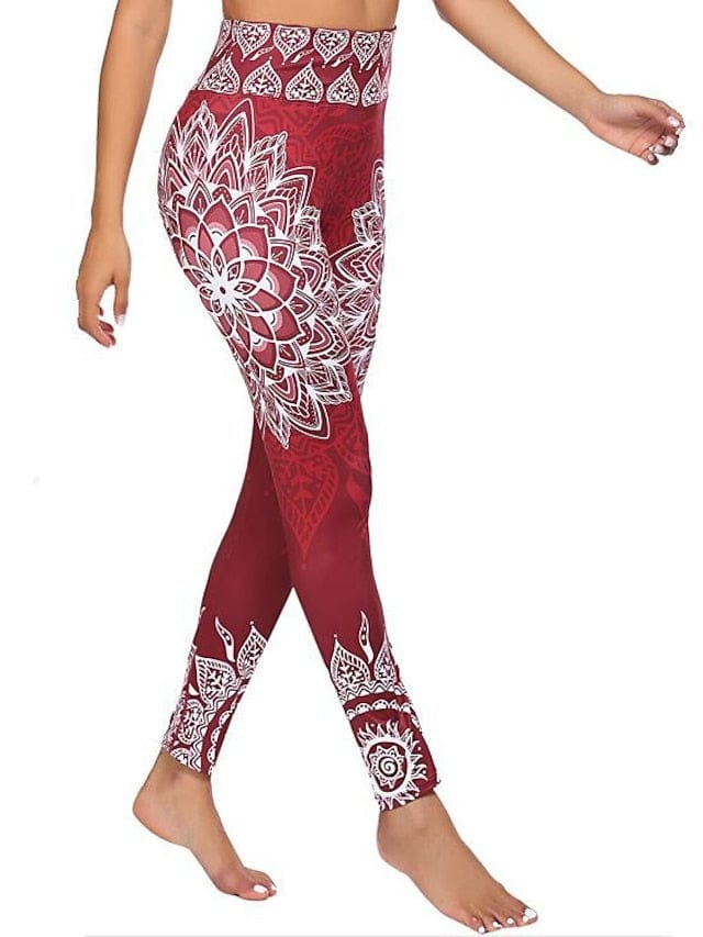 Black High Waist Tummy Control Yoga Leggings for Women