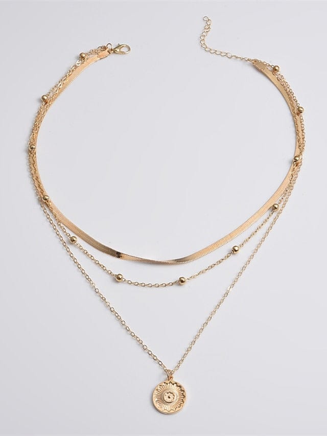 Outdoor Flower Necklace for Women - Elegant Fashion Accessory