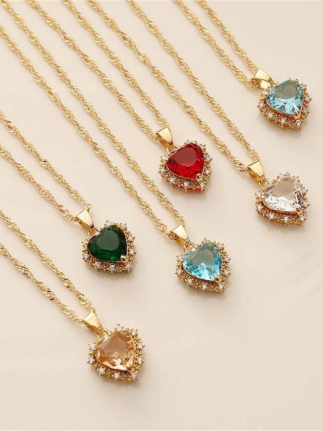 Heart Shaped Women's Outdoor Necklace Fashion Piece