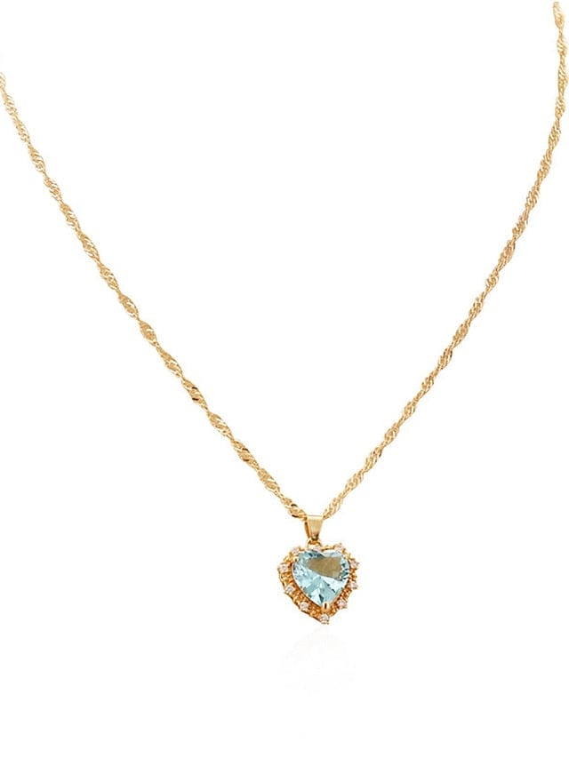 Heart Shaped Women's Outdoor Necklace Fashion Piece