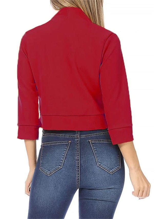 Women's Stylish Warm Winter Blazer - Streetwear Office Jacket