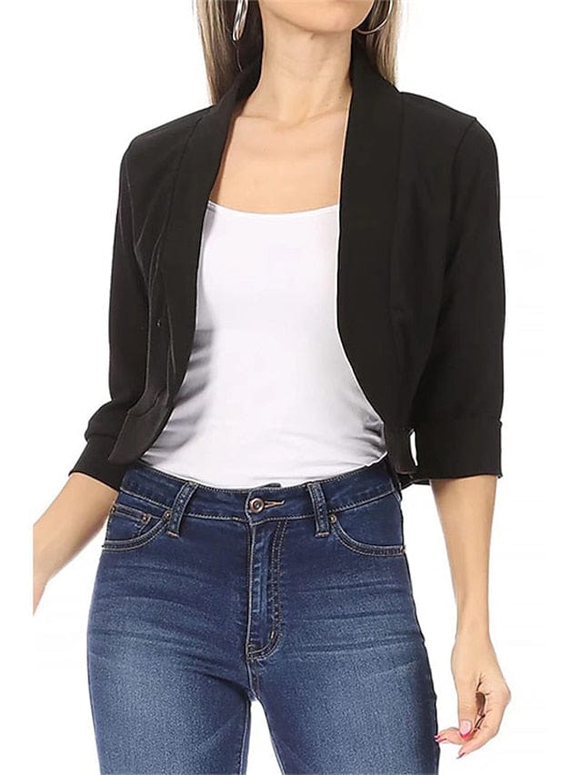 Women's Stylish Warm Winter Blazer - Streetwear Office Jacket