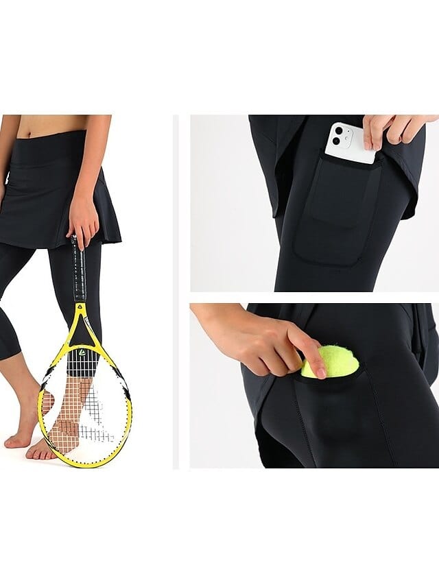Ultimate 2-in-1 Women's Running Skirt Leggings with Phone Pocket