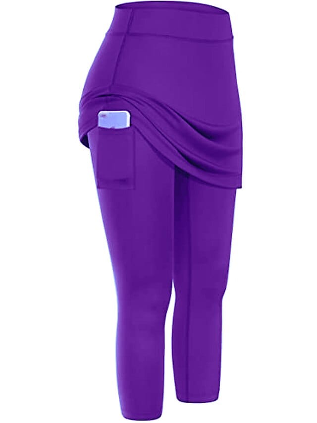 Ultimate 2-in-1 Women's Running Skirt Leggings with Phone Pocket