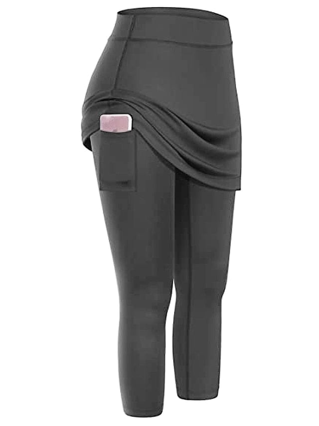 Ultimate 2-in-1 Women's Running Skirt Leggings with Phone Pocket