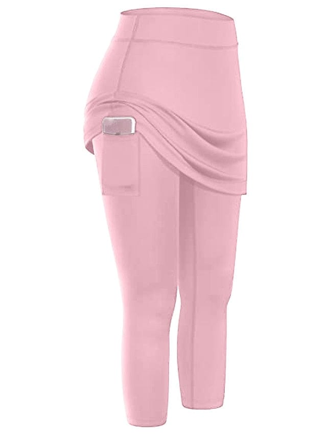 Ultimate 2-in-1 Women's Running Skirt Leggings with Phone Pocket