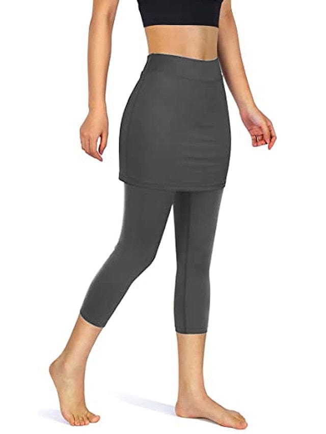 Ultimate 2-in-1 Women's Running Skirt Leggings with Phone Pocket