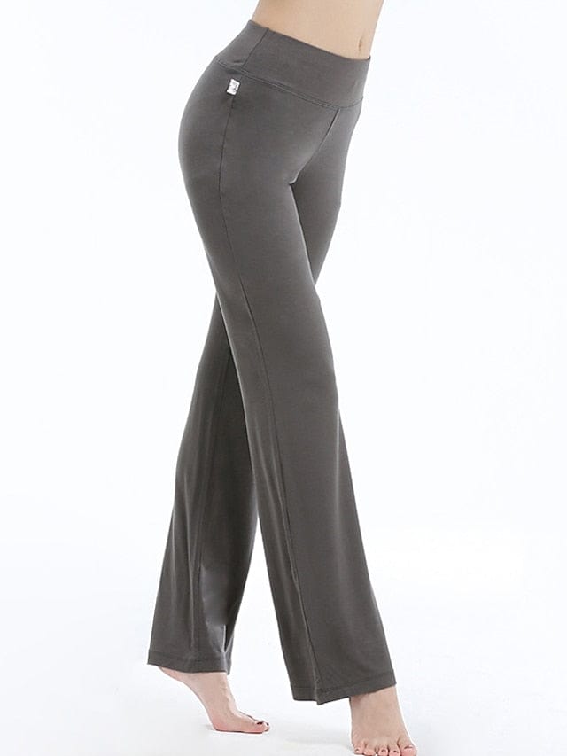Women's Flare Leg Yoga Pants with Tummy Control and Flared Design
