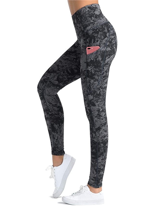Women's High Waist Yoga Leggings with Side Pockets and Butt-Lifting Technology