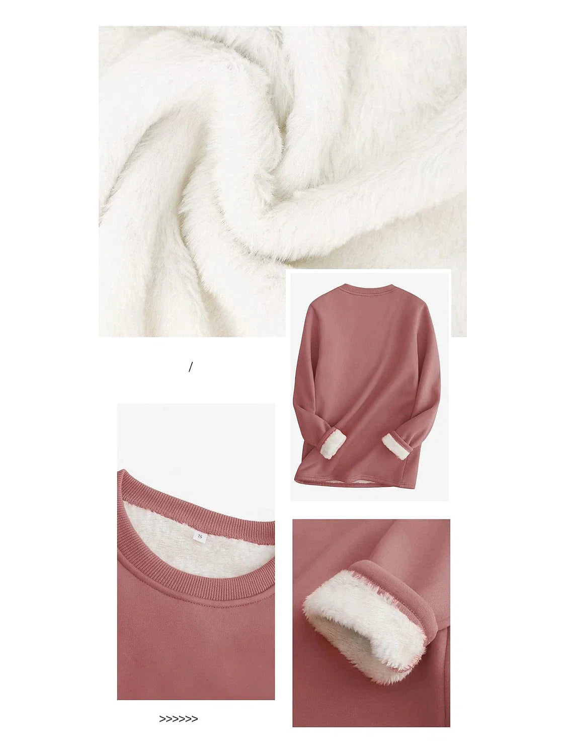 Sherpa Fleece Lined Dog Letter Women's Sweatshirt