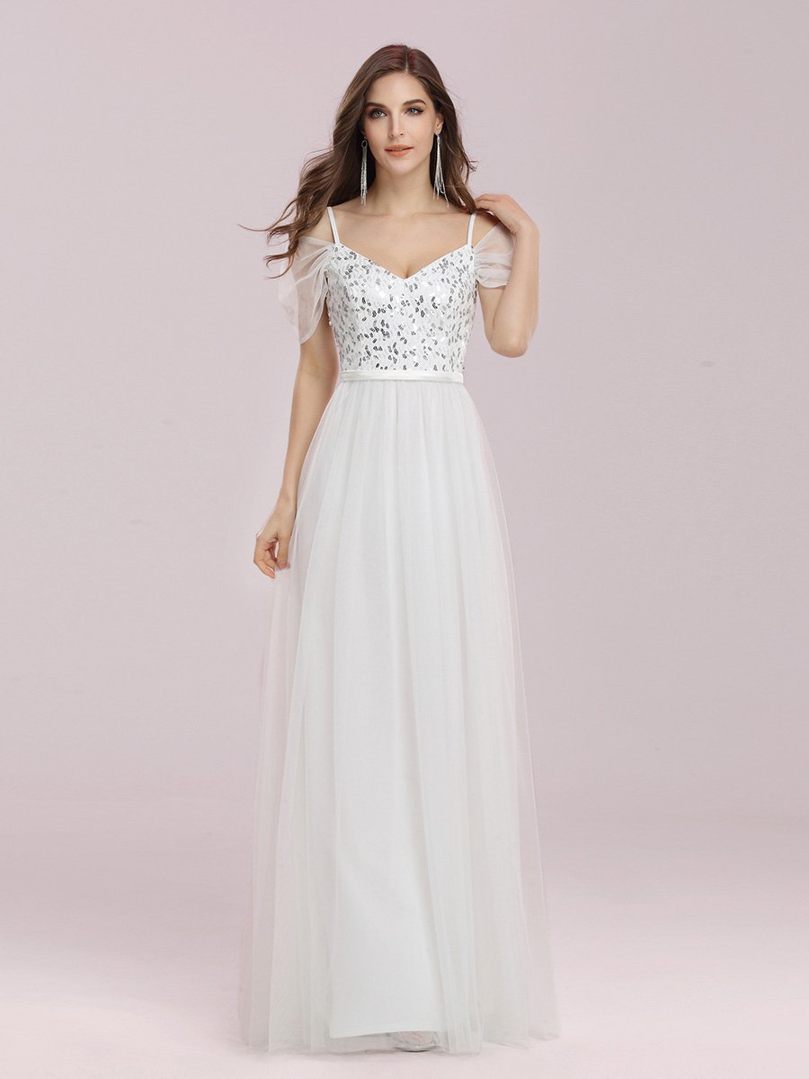 Wholesale Sweetheart Neckline Tulle Bridesmaid Gown