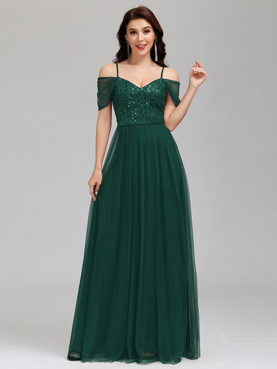 Wholesale Sweetheart Neckline Tulle Bridesmaid Gown